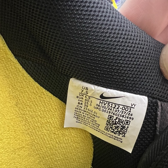 Nike Kobe Bryant x Air Force 1 Retro Low | Lakers - Away | HV5122-001 | Size 7.5 - Picture 11 of 16